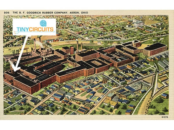 map fo the Goodrich buildings and where tinycircuits is located