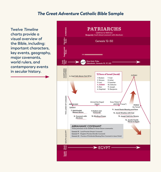 Jeff Cavins Bible Timeline Chart