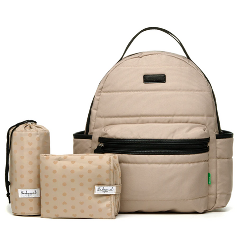 Babymel Georgi ECO Convertible Diaper Bag Backpack in Leopard
