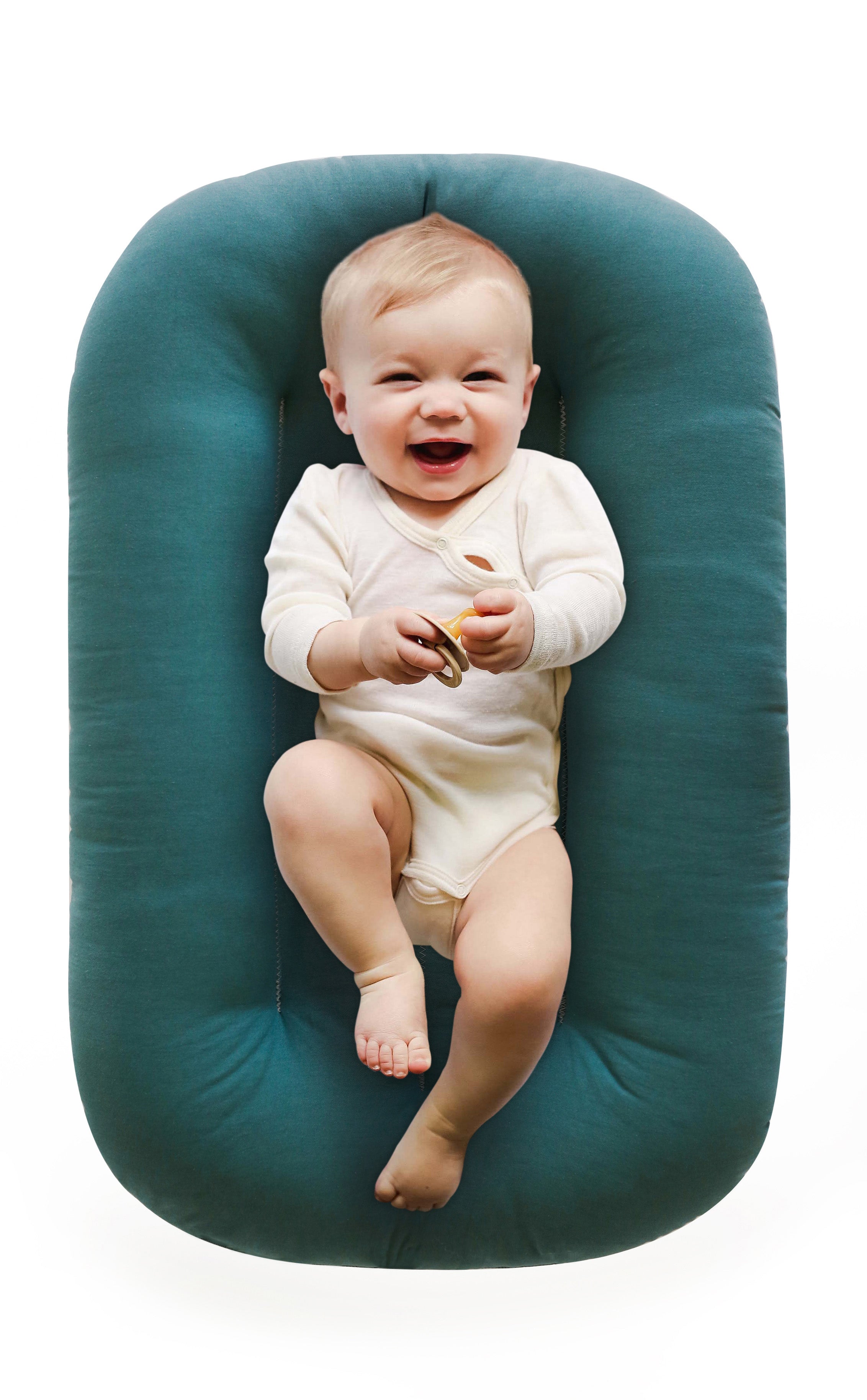 snuggle organic lounger bare infant