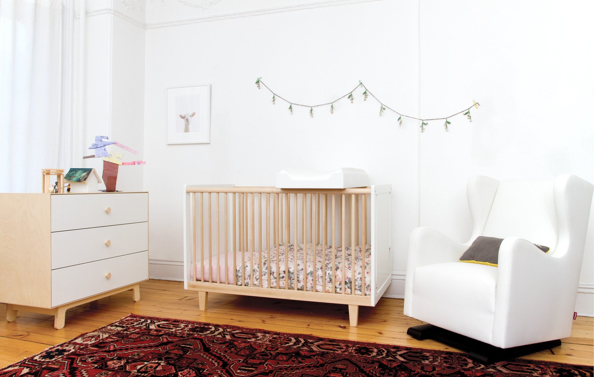 oeuf rhea crib conversion kit