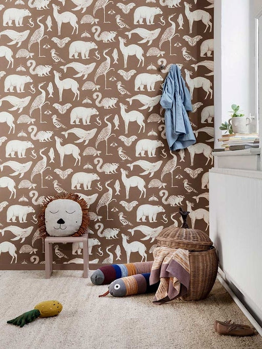 Ferm Living Kids Katie Scott Wallpaper - Trees — fawn&forest