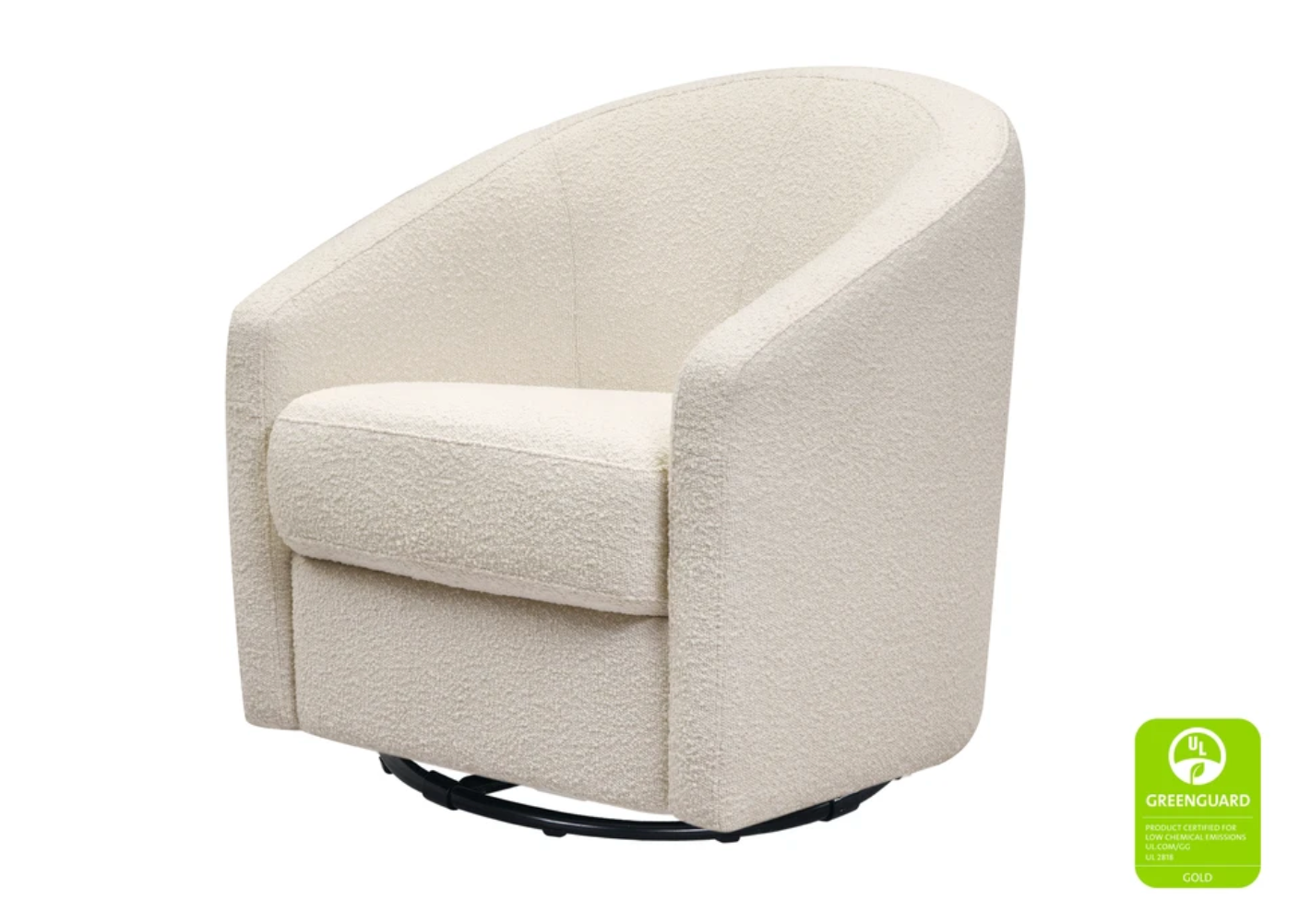 babyletto madison swivel glider ecru