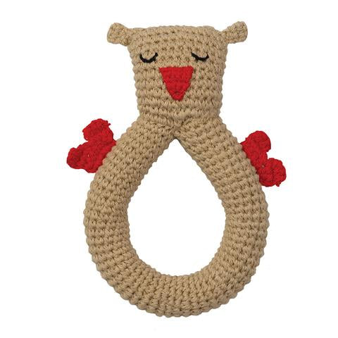 Barbell Baby Chime Rattle – Sterling Knot