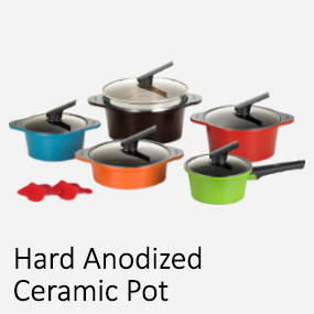Hard Anodized Ceramic Pot