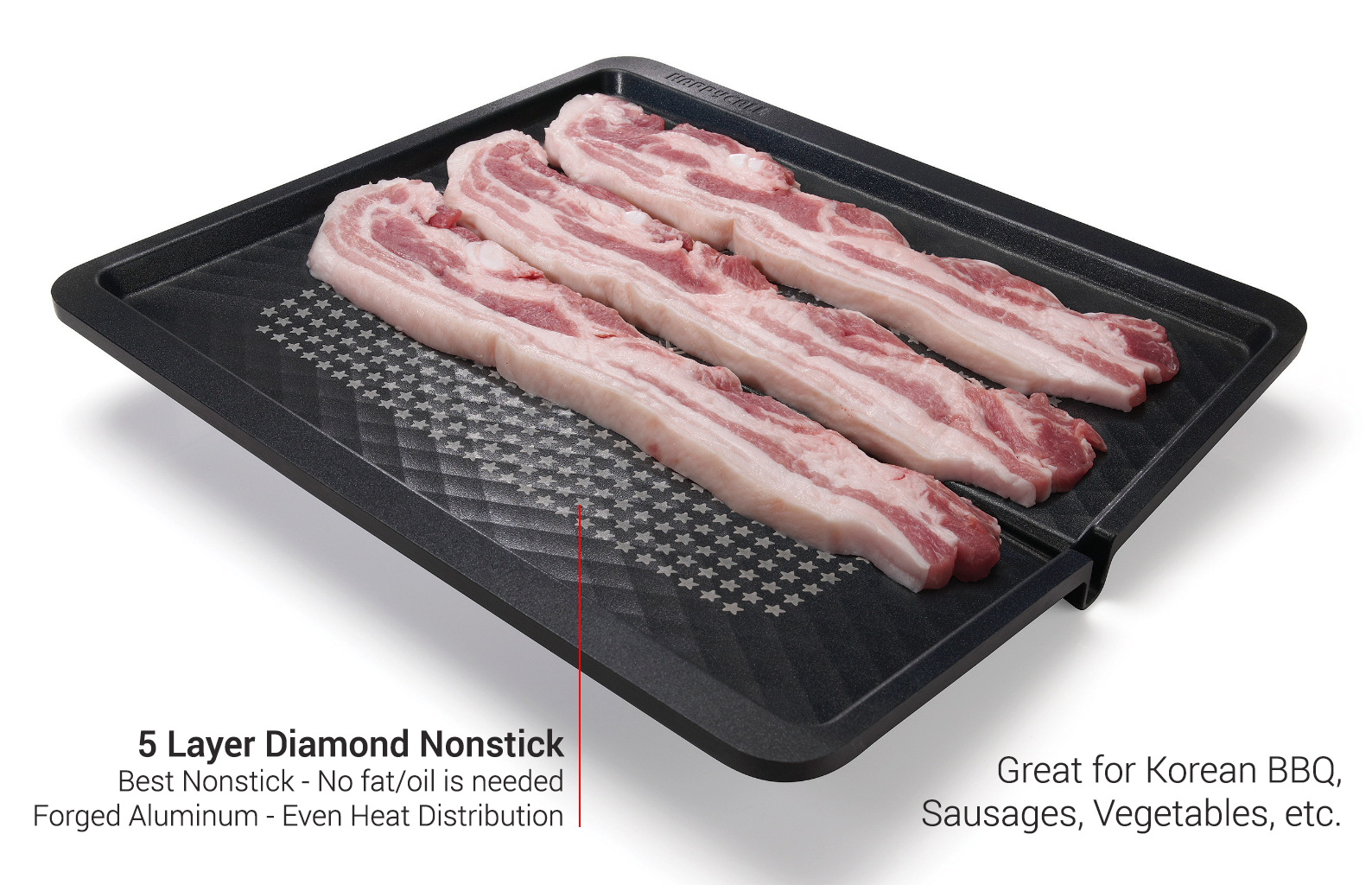 Happycall Diamond Korean BBQ Grill Pan - Happycall USA