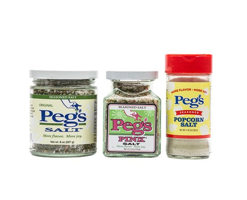 Peg's Microwave Popcorn Kit – Peg's Salt