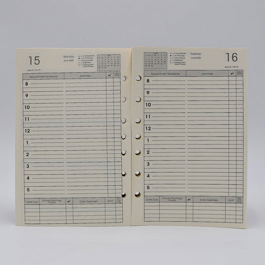 Preference Collection 5 x 8 Wirebound Planner: PD85WI - REFILL SERVICES –  Refill Services