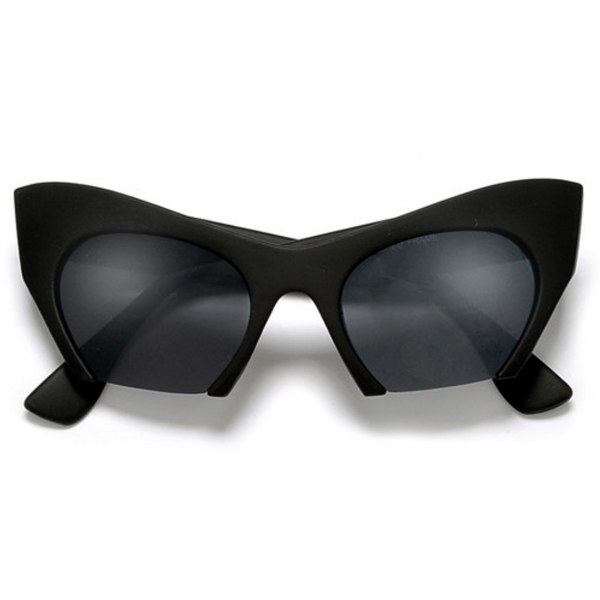 Gretchen Rimless Cat eye Sunglasses – Paparazzi Ready