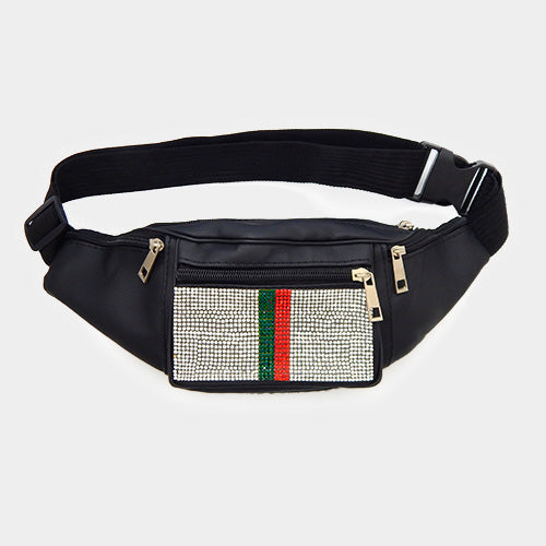 crystal fanny pack