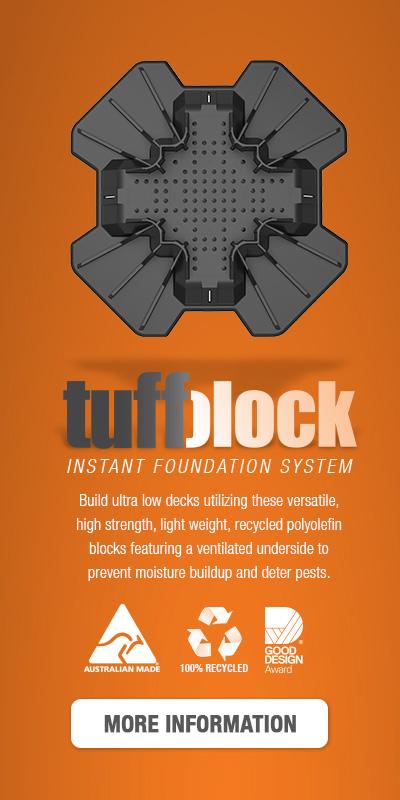 BuildTuff Instant Foundation System for Decks, Sheds 