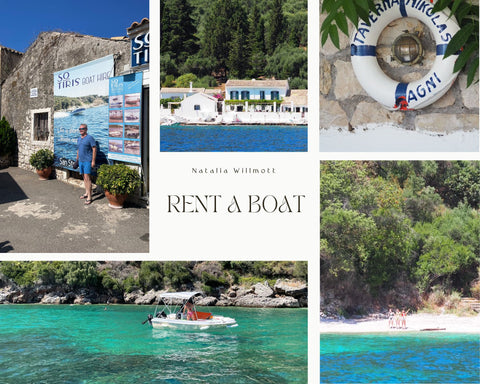 rent a boat in Corfu