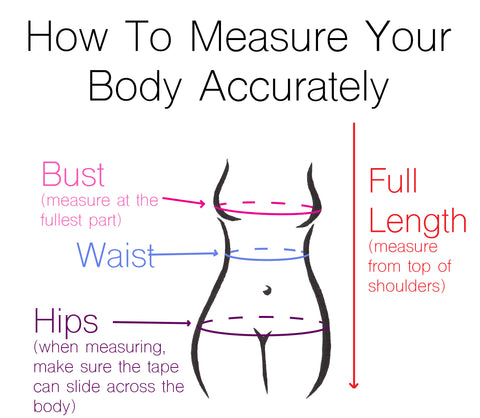 SIZE CHART & HOW TO MEASURE! - best help to place your order