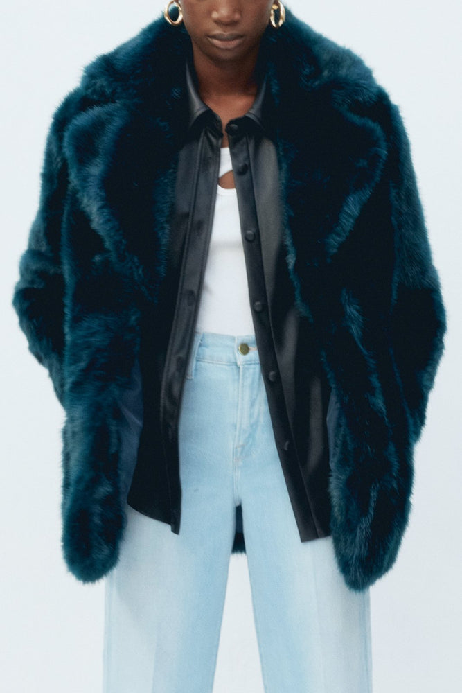 jakke faux fur