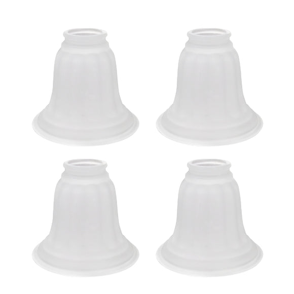 # 23033-4 Transitional Style Replacement Bell Shaped Frosted Glass Sha ...