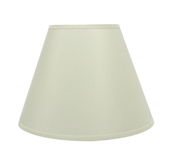 white cotton lampshade