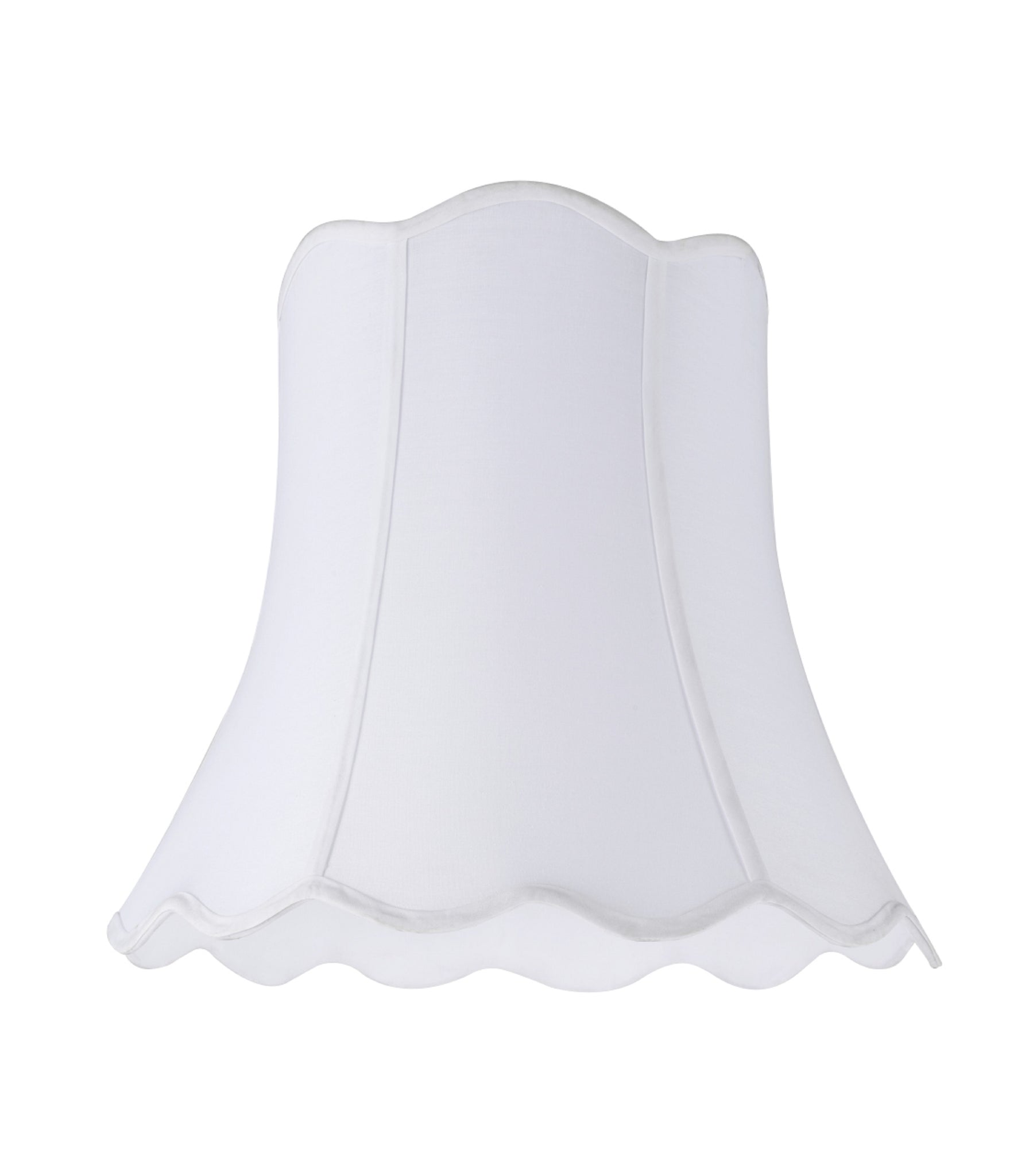 white cotton lampshade