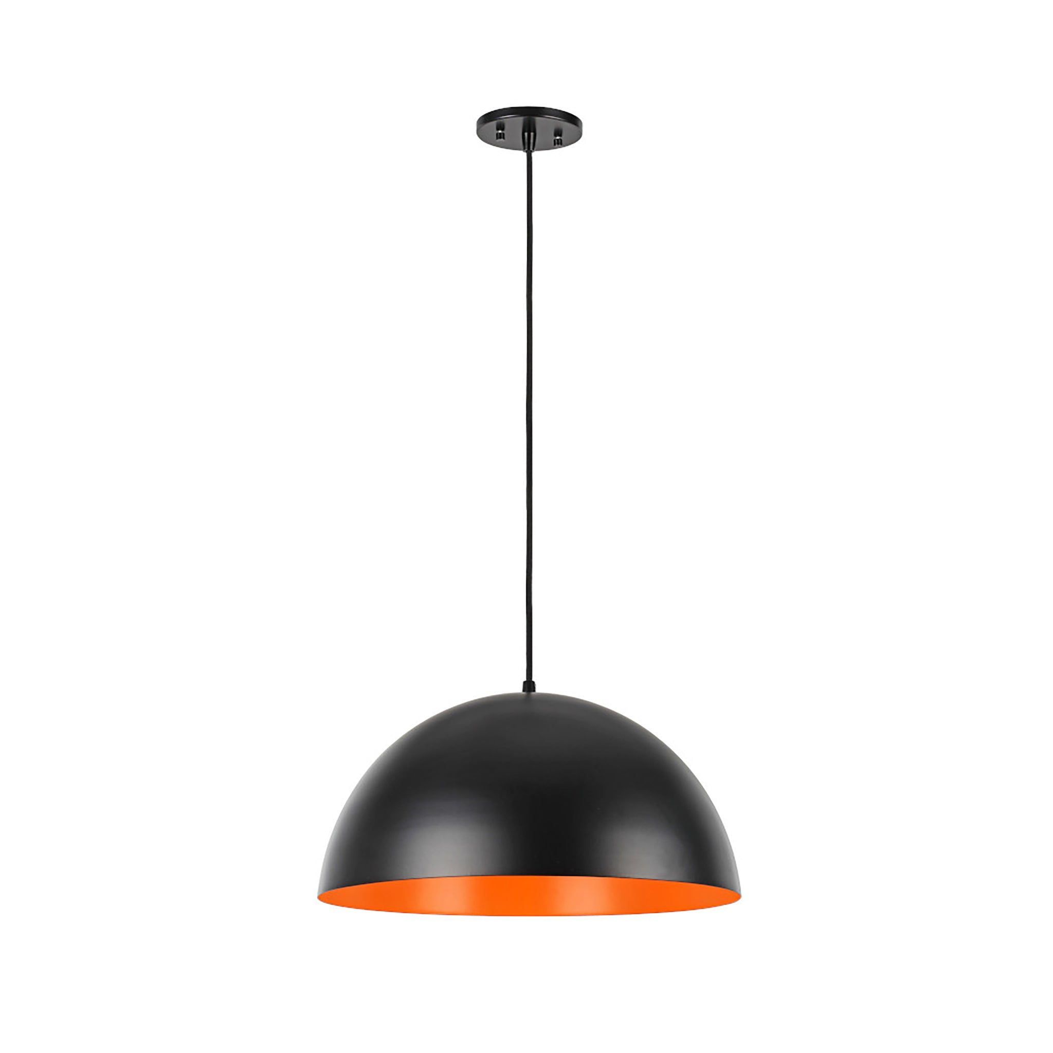 black ceiling lampshade