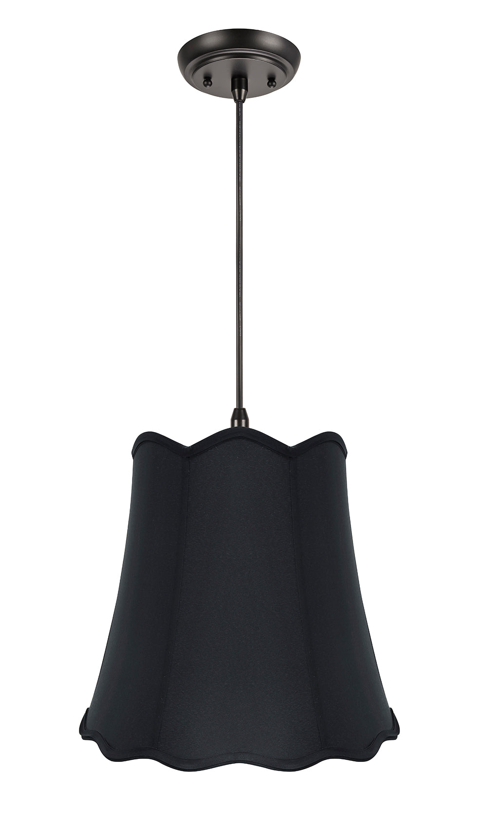 black ceiling lampshade