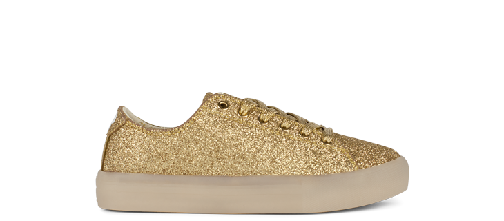 glitter gold sneakers