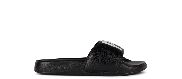 black slide in shoes