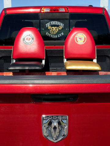 Super Bowl style Truck Bed Seats