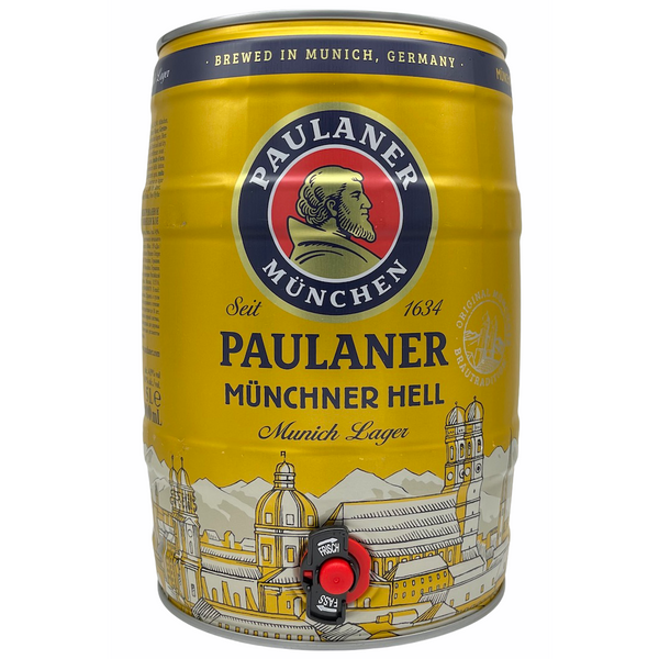 Paulaner Munchner Hell 5L Mini Keg - Beer Shop HQ