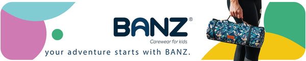 banz banner calls out picnic blankets and says "your adventure starts with banz"