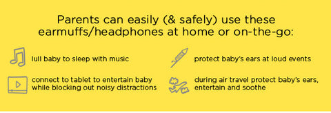 Proteja y conéctese con BanZ Safe 'n Sound earBanZ