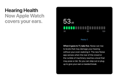 Aplicación de salud auditiva Apple Watch