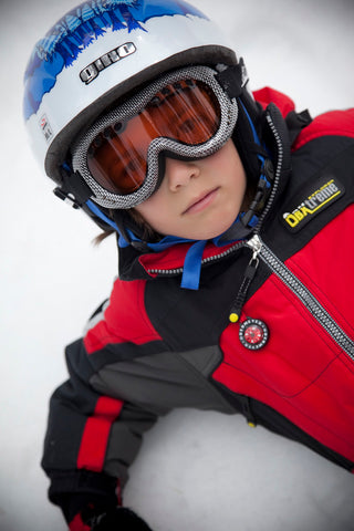 Óculos de esqui Banz para crianças - bolas de neve, esqui, trenó, snowboard