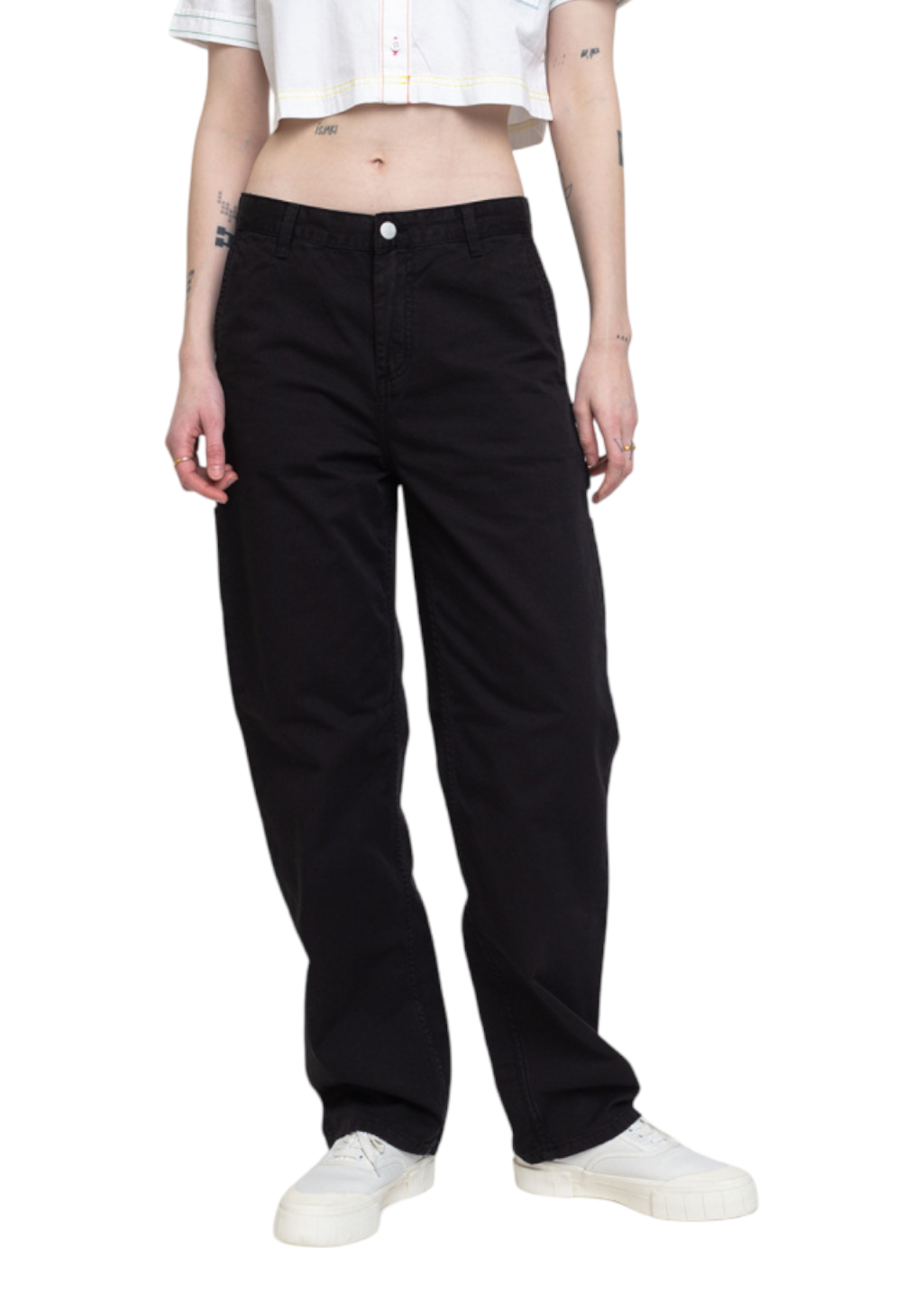 Carhartt WIP - W' Pierce Pant Straight - Black Faded