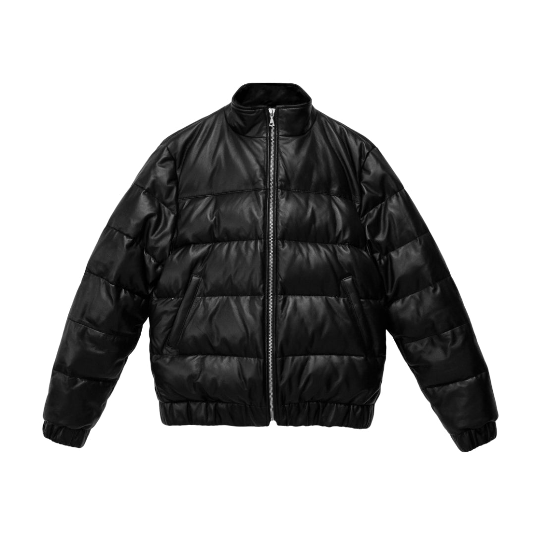 ORO Los Angeles - The OLA Leather Puffer Jacket