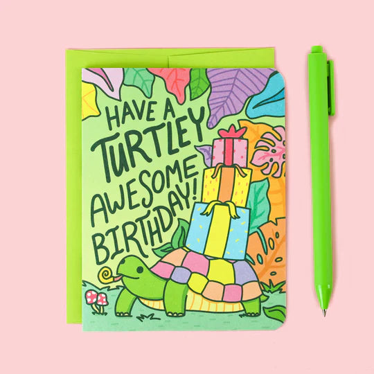 Birthday Card, Turtley Awesome Image 1