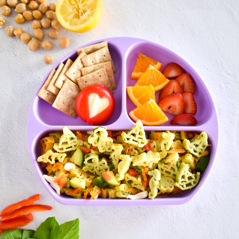 Flavor-Packed (Nut-Free) Chickpea Pesto Pasta Salad – Bumkins