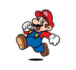 super mario jumping