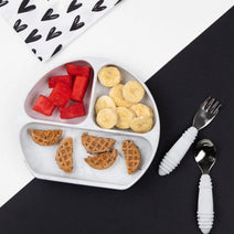 Silicone Grip Dish: Gray Nav Image 2