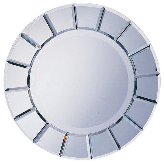 round beveled mirror