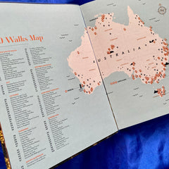Australia's Best 100 Walks map