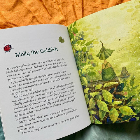 The Garden Adventures of Griswald the Gnome - internal book pages