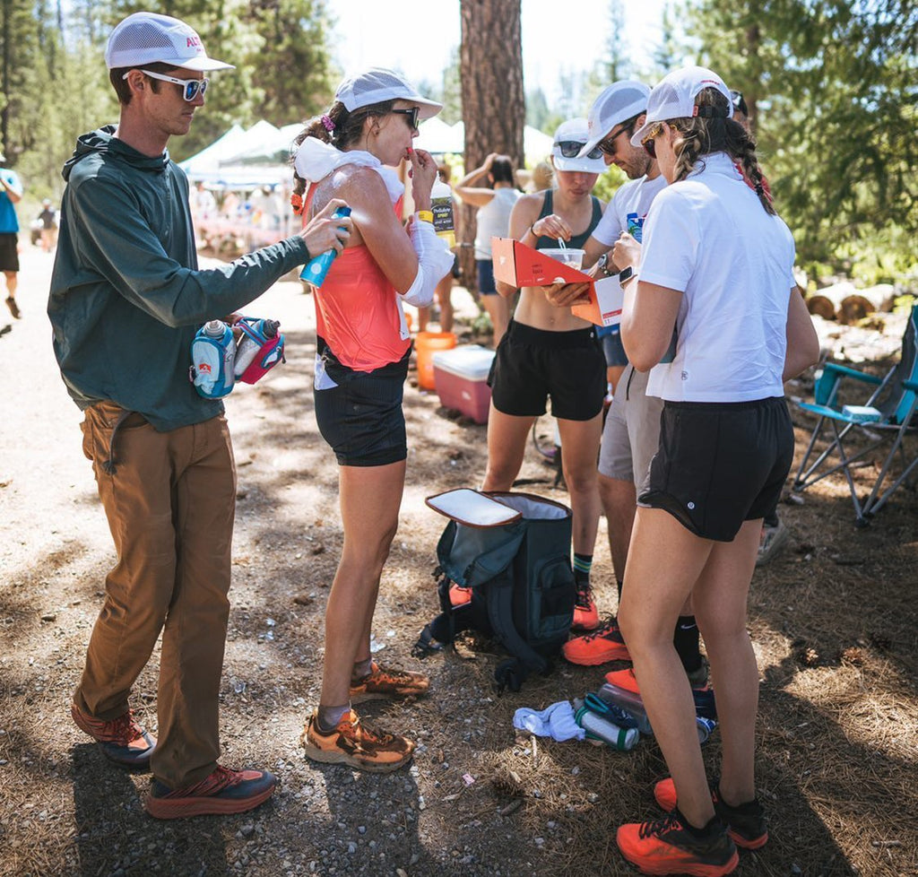 Keely Henninger and crew at WS100