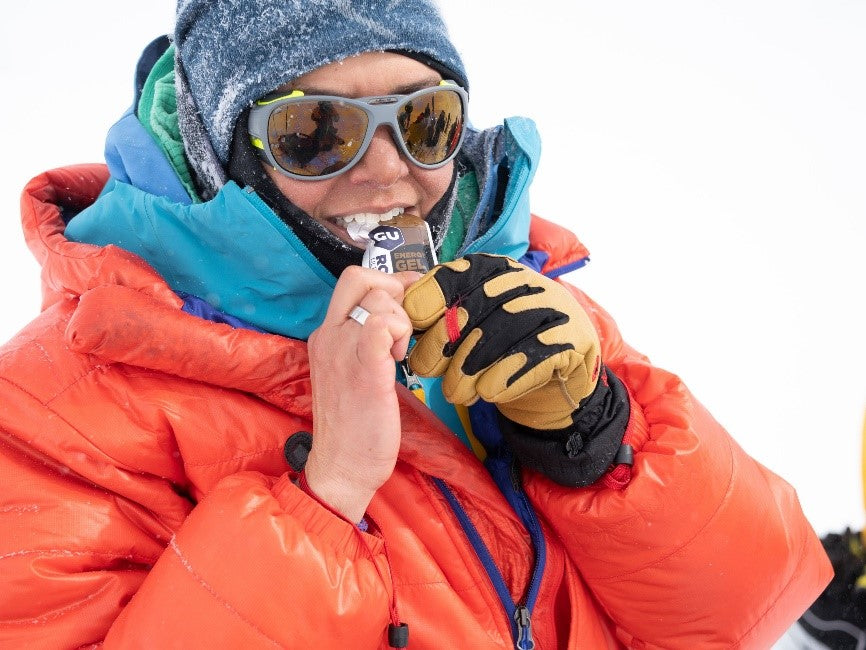 winter adventuring with Energy Gels