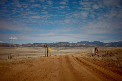 Desert landscape with big views