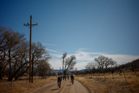 Gravel riders in Lochiel, AZ.