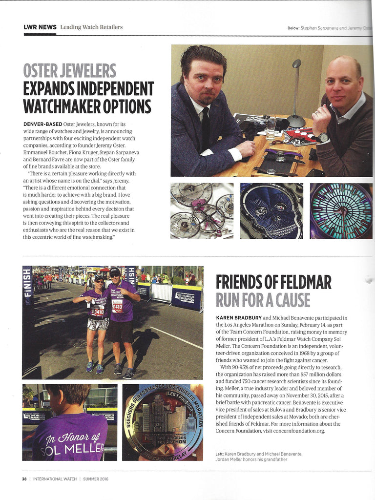 iW Magazine Summer 2016 | Focus on Independent Watch Makers