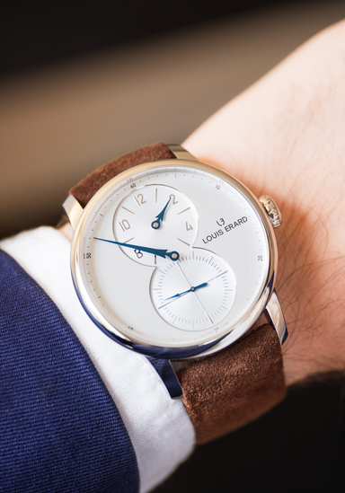 Louis Erard Collaborates with seconde/seconde/ on a New Error Filled  Regulator - Worn & Wound