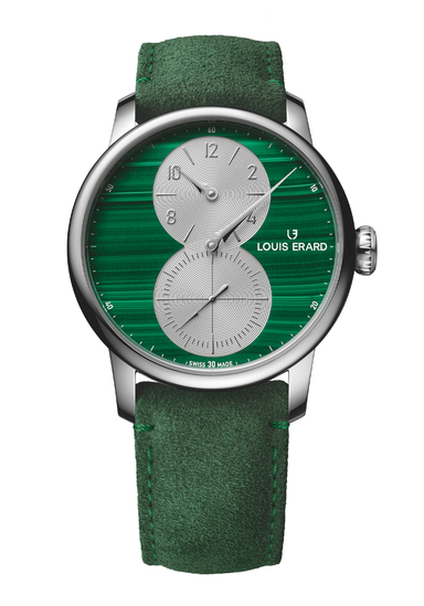 Buy Louis Erard LOUIS ERARD Petite Seconde Malachite Automatic Green 39mm  34238AA39.BVA136 online now