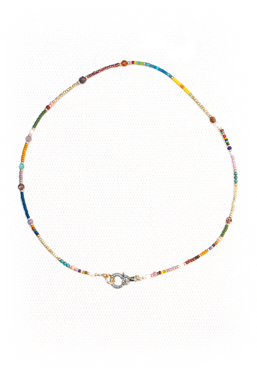 Catherine Michiels Ruby Pearl & Japanese Seed Bead Necklace — Oster ...