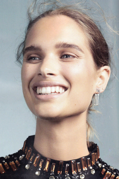 Pushmataaha Elle Magazine  December 2015  Mema Earrings