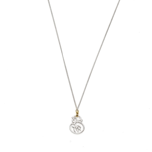 Year Of The Rat Necklace | Sterling Silver with Gold Plate